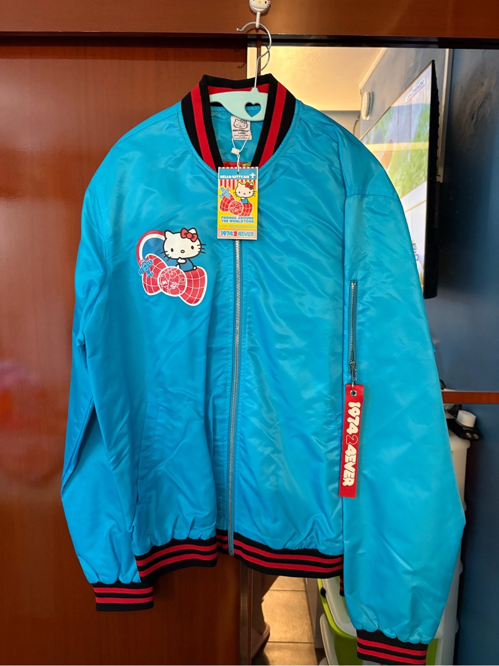 2019 Hello Kitty 45th Ann - Friends Around The World Tour - Bomber Jacket